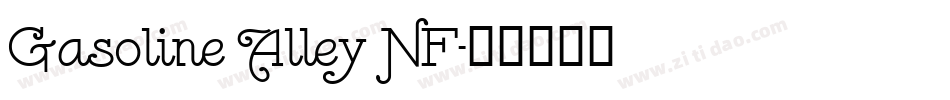 Gasoline Alley NF字体转换